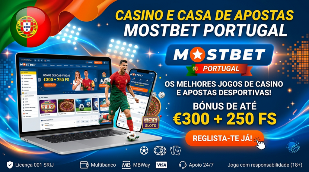 Contorno de casino e bónus da Mostbet em Portugal